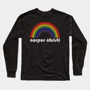 Corpus Christi | Rainbow Vintage Long Sleeve T-Shirt